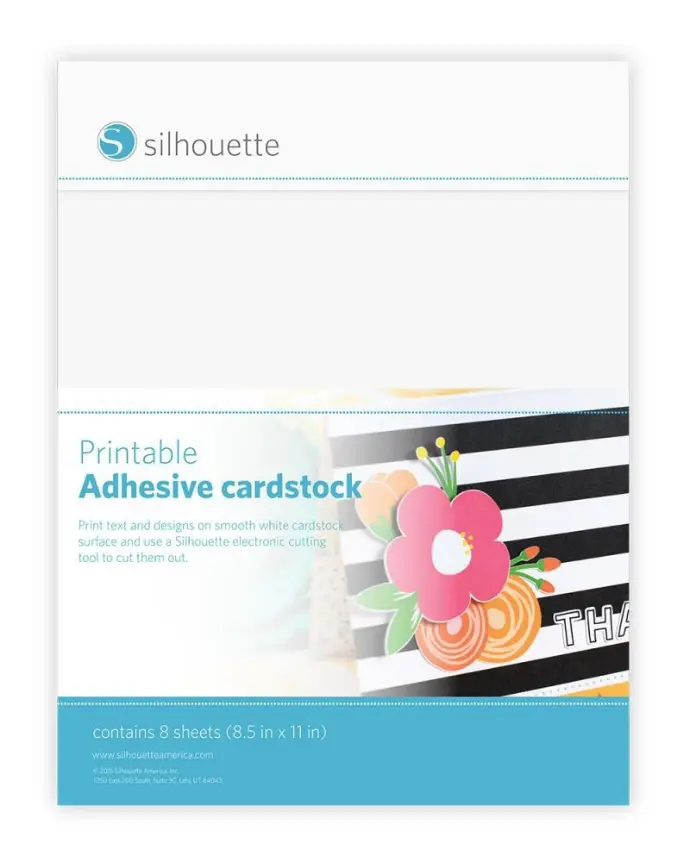 Cartulina Adhesiva Para Imprimir 8.5"*11"