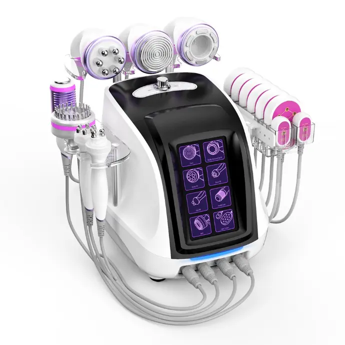 Cavitador RF Lipolaser Cromo Martillo Frío