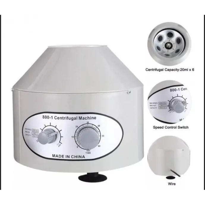 Centrifuga 6 Tubos con temporizador