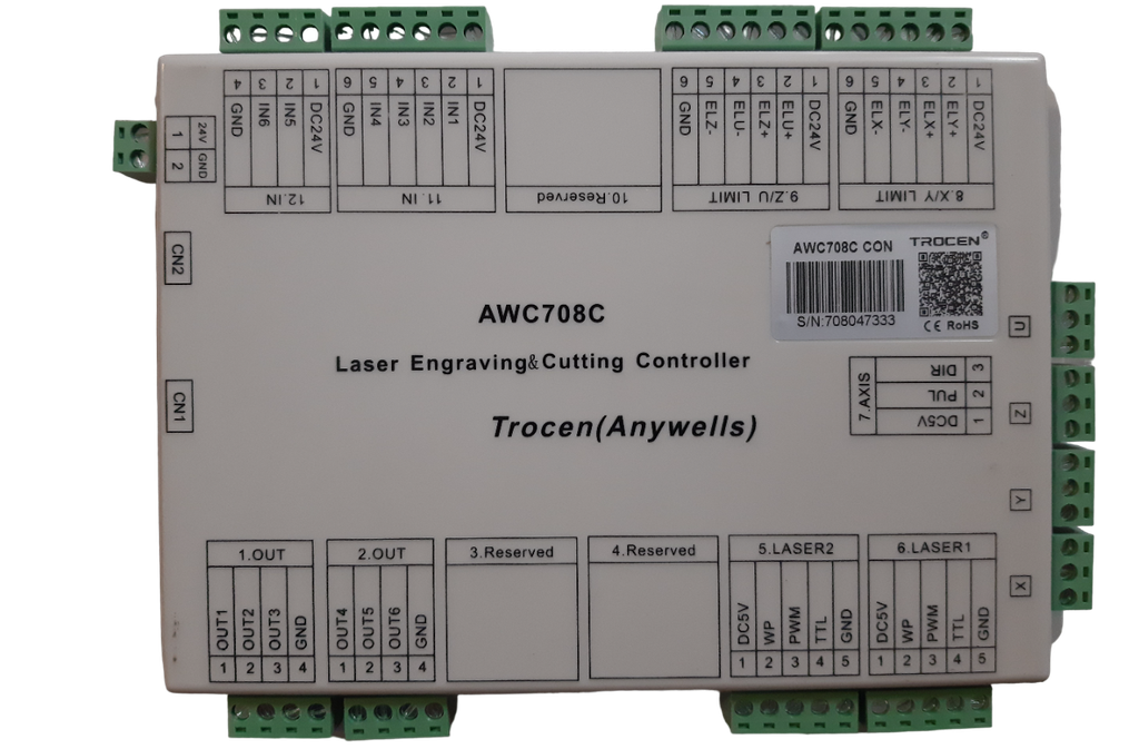 Controlador Laser Trocen Awc708c