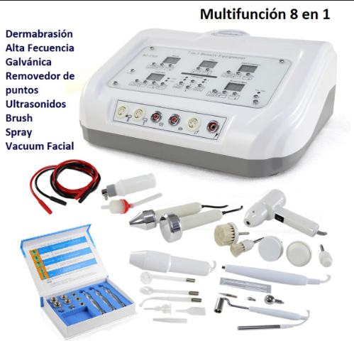 Dermoabrasión 8 En 1 Multifunción Facial