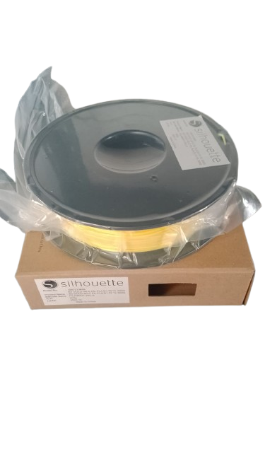 Filamento Plástico 500g Roll-Yellow