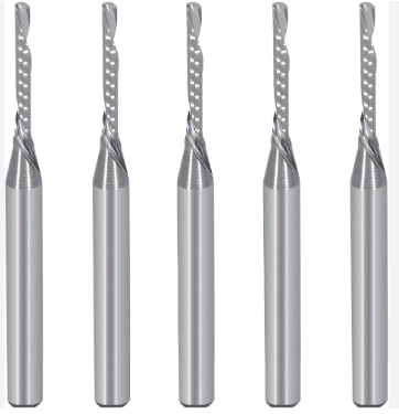 Fresa Doble Flauta Espiral 1/8" X 2 X 12 Mm