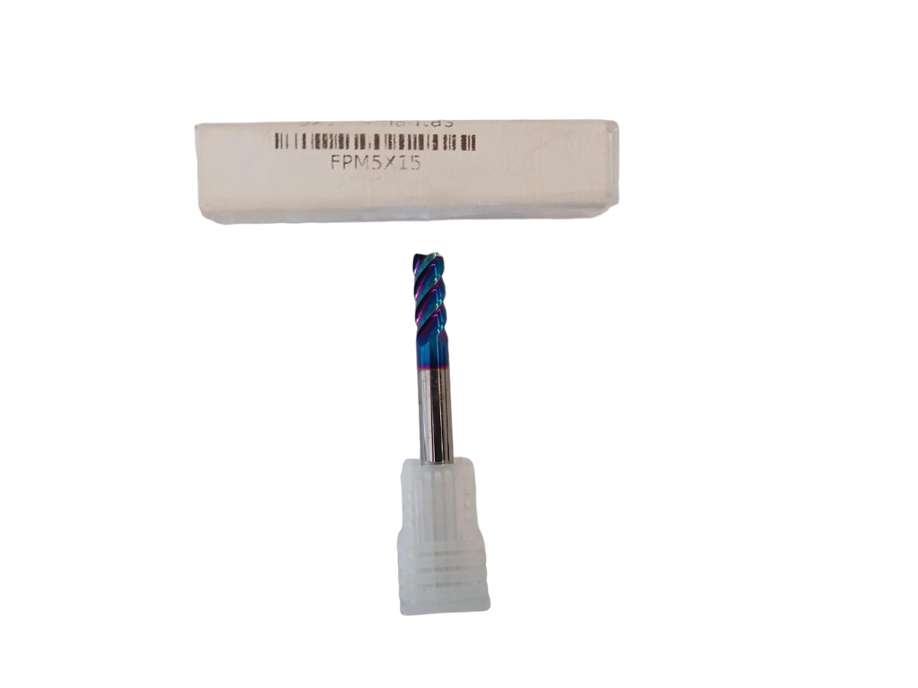 Fresa Helicoidal para metal 5x15 4 flautas