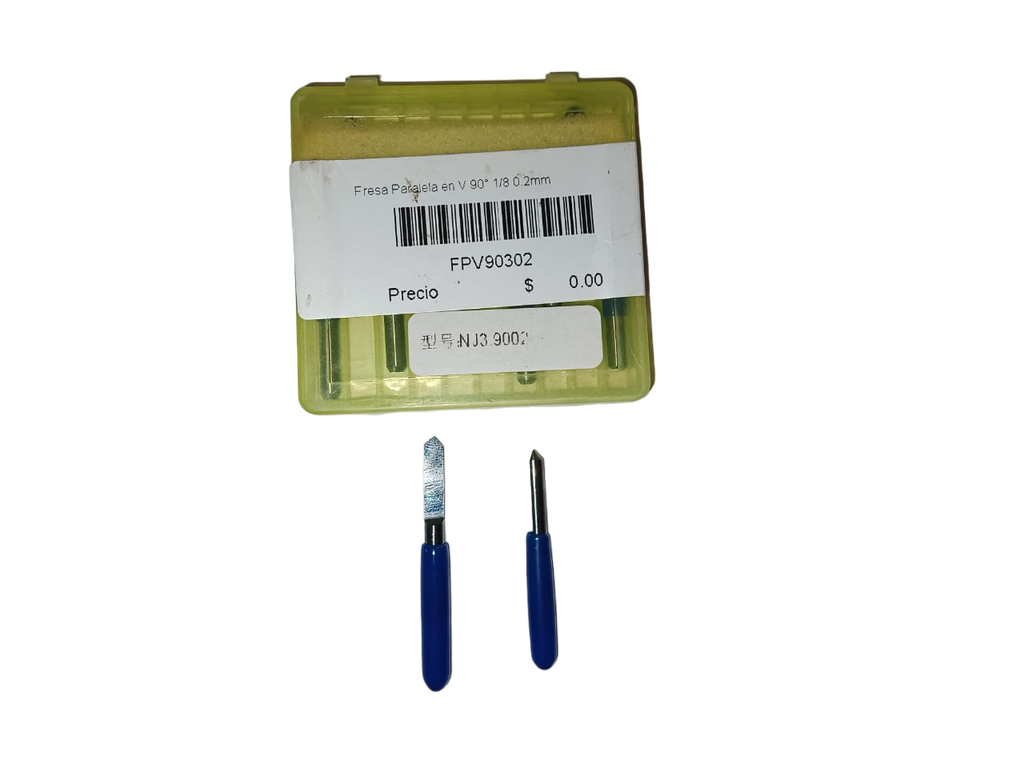 Fresa Paralela En V 90° 1/8 0.2mm