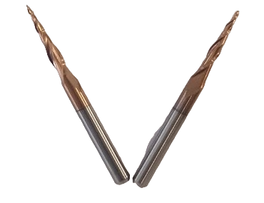 Fresa Punta Redonda Doble Flauta Helicodal en V R0.25mm X15MM