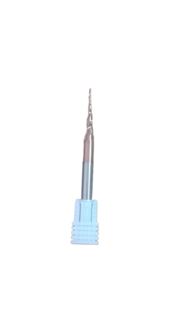 Fresa Punta Redonda Doble Flauta Helicodal en V R0.5mm X30MM