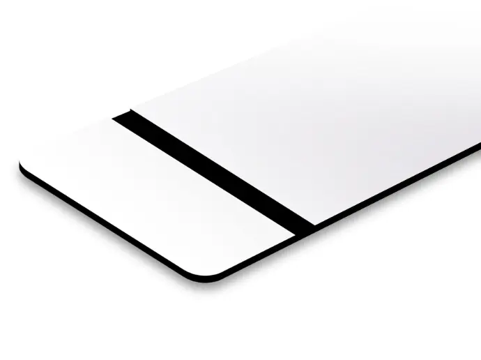Lamina De Abs De 1200x600x0.25mm Blanco/Negro Laser