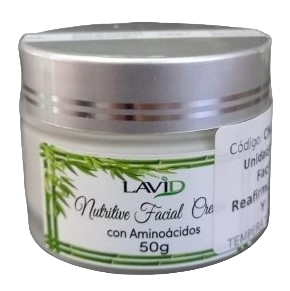 Lavid Crema Facial Nutritiva Y Reafirmante Con Colágeno Y Elastina 50g