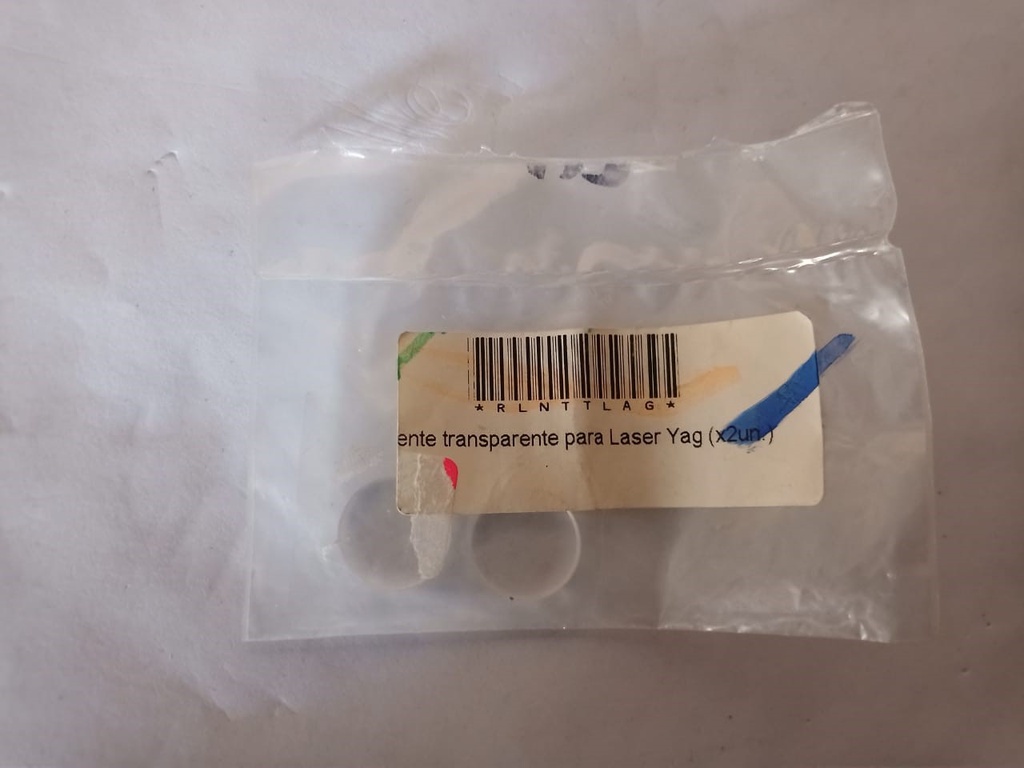 Lente Transparente Para Laser Yag (X2un.)