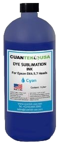 Tinta sublimación 1lt Cuantek cyan