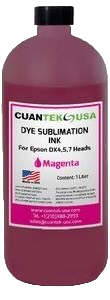 Tinta sublimacion 1lt Cuantek magenta