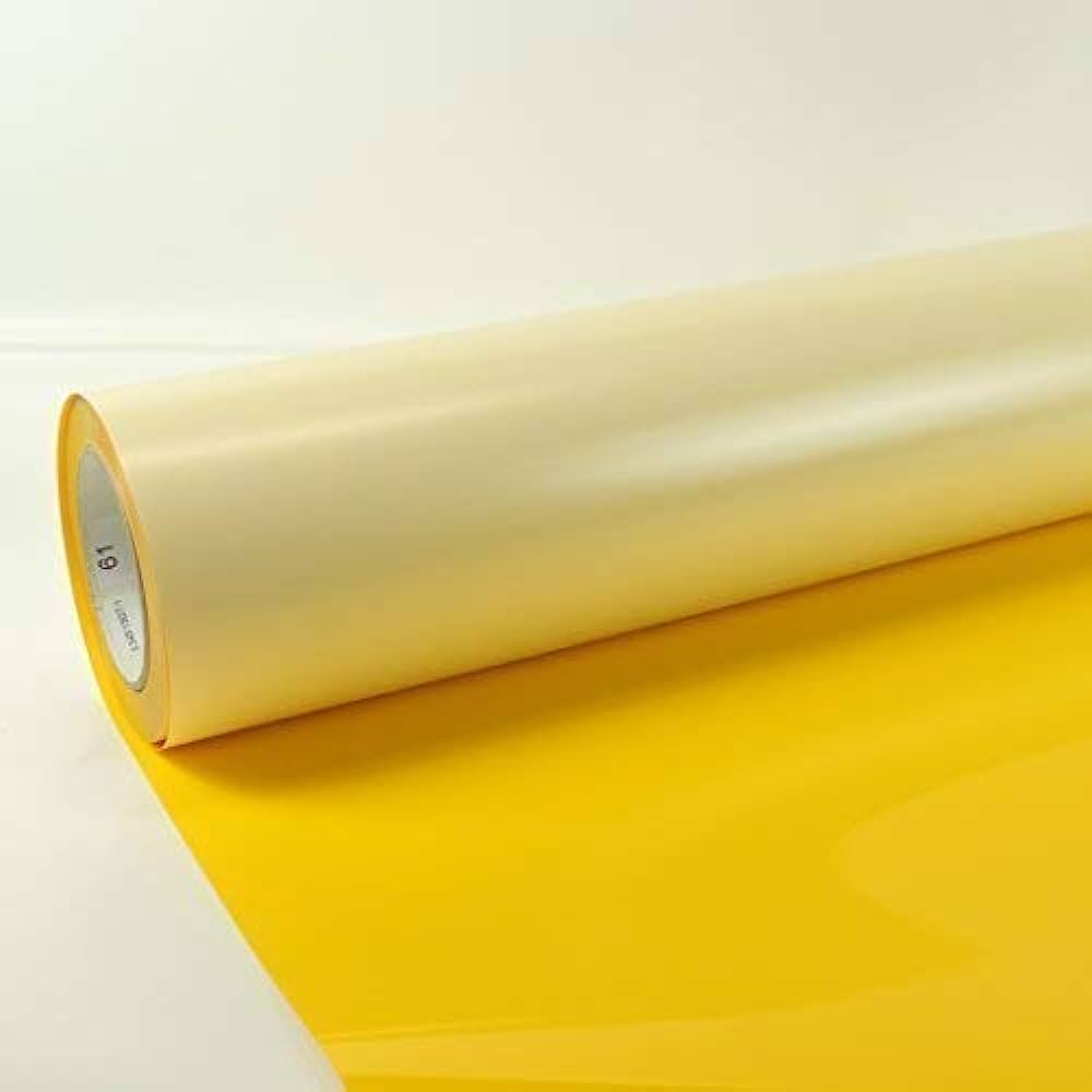 Vinyl Textil Poli-Tape Turbo Amarillo Medio 50cm