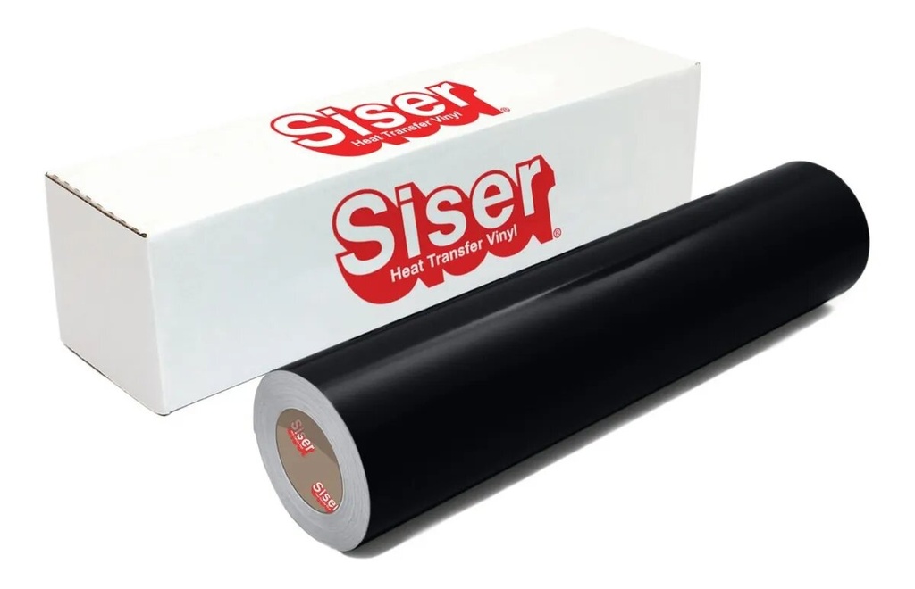 Vinyl Textil Siser Card Flex Negro X Mtrs