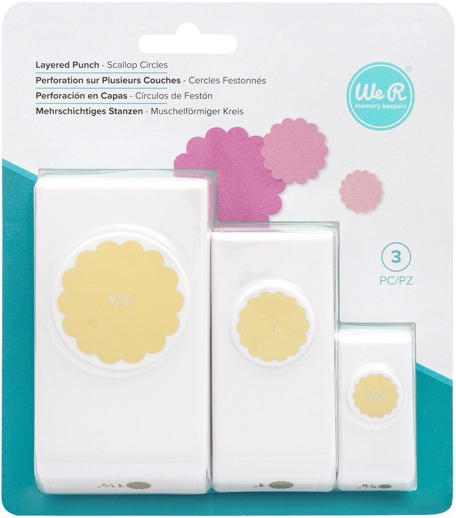 Wr set de troqueladoras circulo scallop