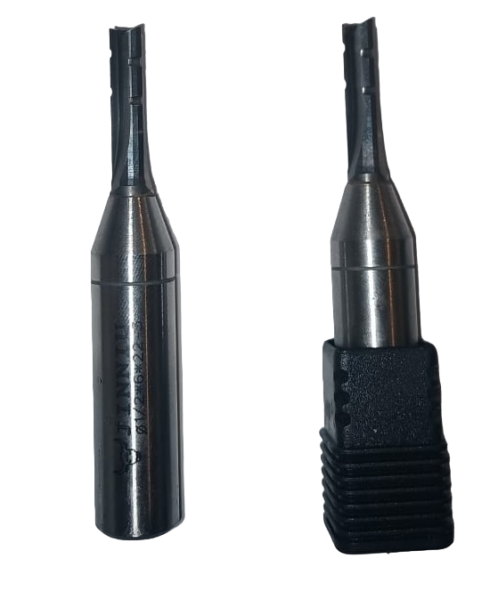 Fresa Triple Flauta Recta 1/2x6x22