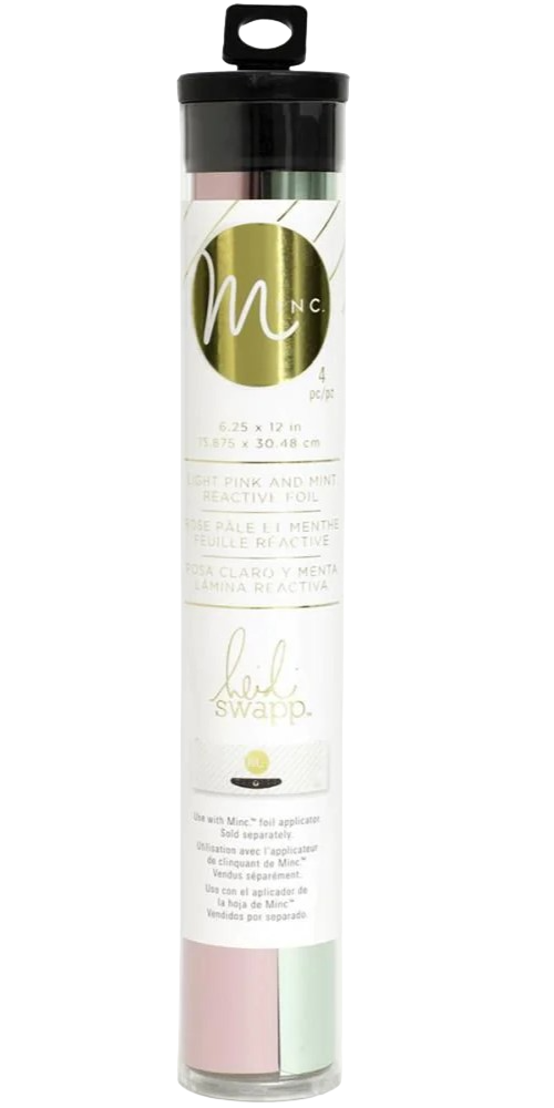 Foil Hs Minc menta y rosa claro