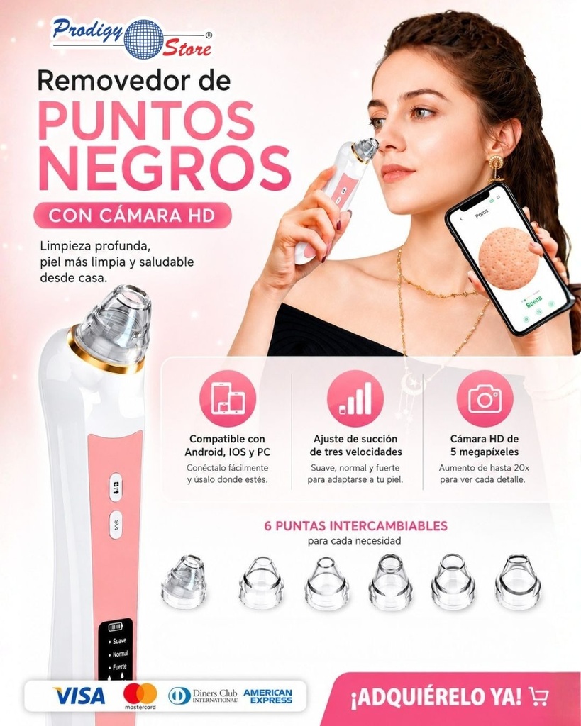 Cámara Para Diagnóstico Con Removedor De Puntos Negros