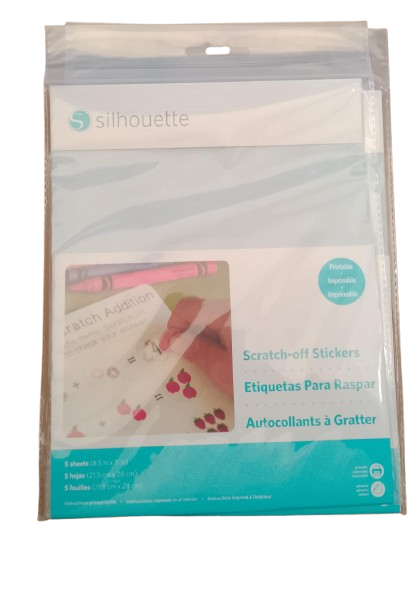 Material Adhesivo Raspar imprimible
