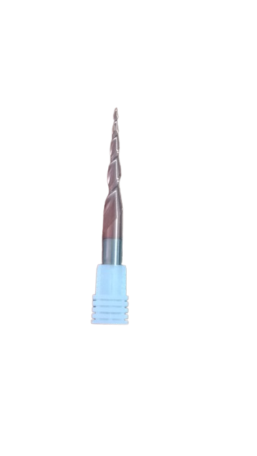 Fresa Punta Redonda Doble Flauta Helicodal en V R1mm X47MM