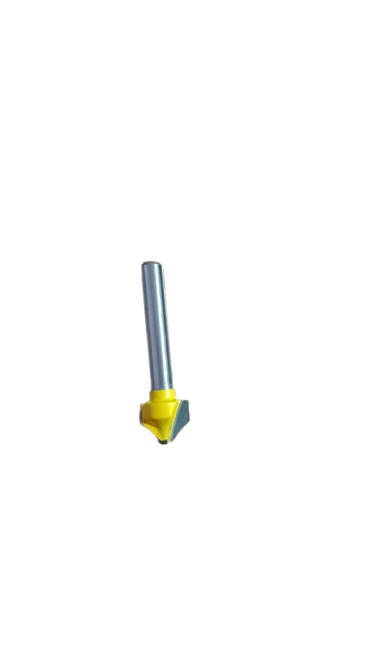 Fresa Paralela En V 90° 6mm para alucobond
