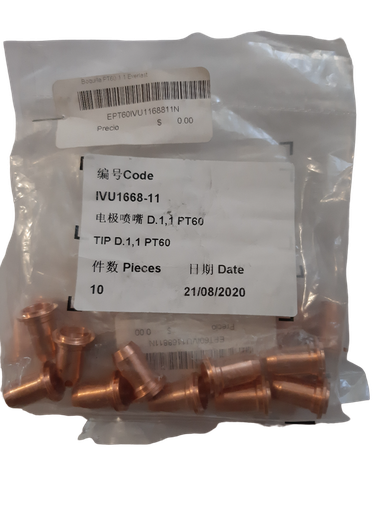 [EPT60IVU1168811N] Boquilla PT60 1.1 Everlast