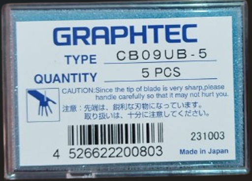 [CB09UB5] Cuchilla Original Graphtec Cb09 45 Grados