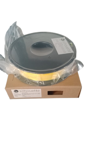 [0819177020380] Filamento Plástico 500g Roll-Yellow