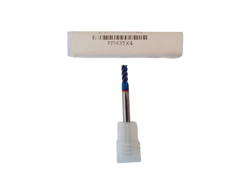 [FPM35X4] Fresa Helicoidal para Metal 3,5x4 4 flautas