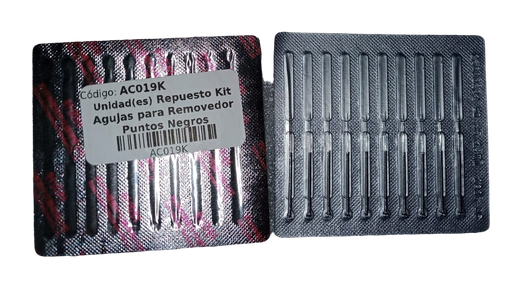 [AC019K] Repuesto Kit Agujas para Removedor Puntos Negros