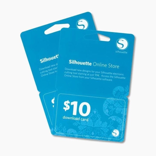 [SILH10DNLD] Silhouette Download Card