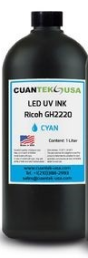 [UVLEDDX1LC] Tinta UV 1lt Cuantek neutral cyan