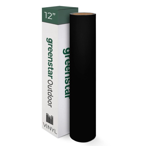 [GSSIC125GS070] Vinyl Greenstar Negro 12"X5yds