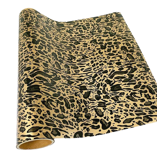 [4281L20030] Vinyl Textil Poli-Tape Leopardo