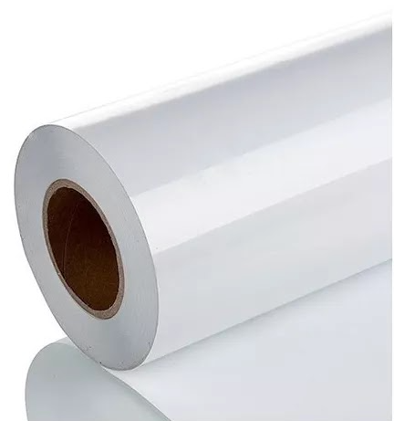 [OBMWVSVR] Vinyl textil terciopelo Blanco 50cm ancho