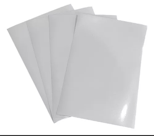 [OBMWVSVA3] Vinyl textil terciopelo blanco sublimable A3