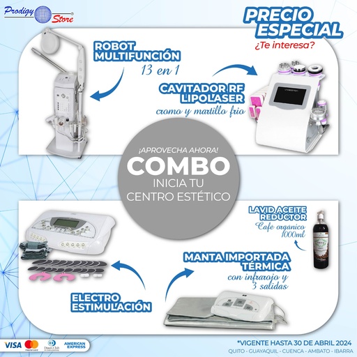 [COMBOB861822] COMBO B861822 Dermoabrasión Robot 13 En 1