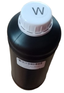 [UVDTFEINKWHITE] Tinta UV DTF Para Bordar White 1000ml 