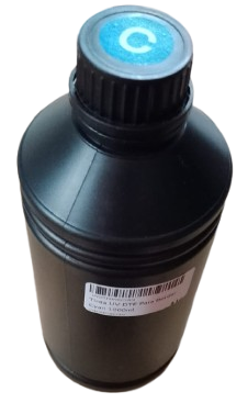 [UVDTFEINKCYAN] Tinta UV DTF Para Bordar Cyan 1000ml 