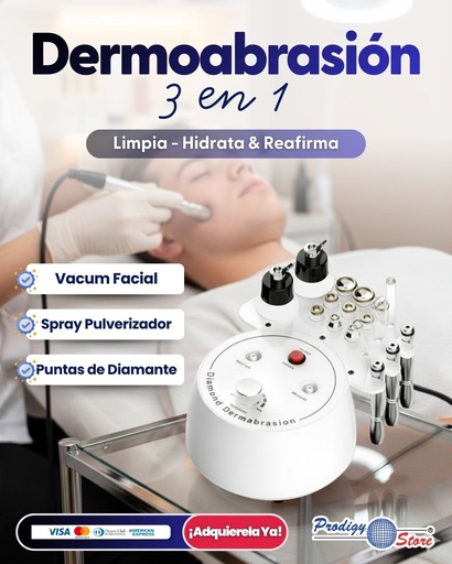 [22P3] Dermoabrasión 3 en 1 
